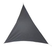 Premium kwaliteit schaduwdoek/zonnescherm Shae driehoek grijs 3 x 3 x 3 meter Premium kwaliteit schaduwdoek/zonnescherm Shae driehoek grijs 3 x 3 x 3 meter