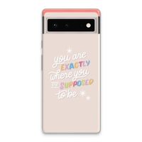 Right Place: Google Pixel 6 Transparant Hoesje