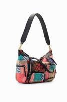 Grote canvas tas met patch - MATERIAL FINISHES - U Grote canvas tas met patch - MATERIAL FINISHES - U