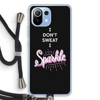 Sparkle quote: Xiaomi Mi 11 Lite Transparant Hoesje met koord