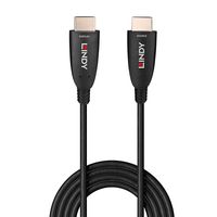 LINDY 38514 HDMI-kabel HDMI Aansluitkabel HDMI-A-stekker 40.00 m Zwart 8K UHD - thumbnail