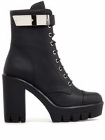 Giuseppe Zanotti bottines Fran à talon épais - Noir