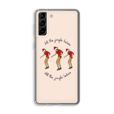 Jingle Ladies: Samsung Galaxy S21 Plus Transparant Hoesje