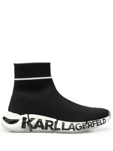 Karl Lagerfeld baskets à logo imprimé - Noir