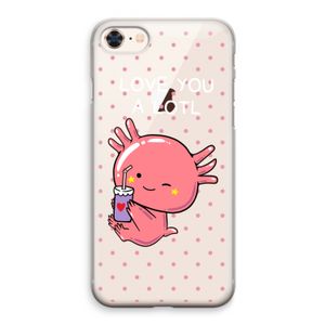 Love You A Lotl: iPhone 8 Transparant Hoesje
