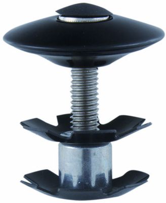 M-Wave Balhoofdplug 1-1/8" - zwart