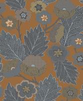 Decoprint Antibes Behang abstracte bloemen en bladeren - AN28272