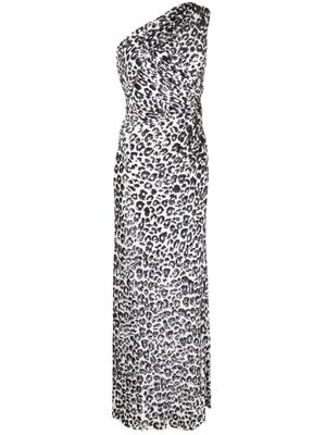 Jenny Packham robe longue Mara à design à une épaule - Blanc