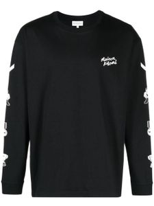 Maison Kitsuné sweat à logo imprimé - Noir