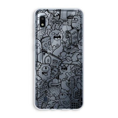 Vexx Black City : Samsung Galaxy A10 Transparant Hoesje