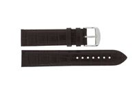 Tissot horlogeband T033.410.16.013.00 - T600027527 / T033.410.16.013.01 / T033.423.16.038.00 Croco leder Bruin 19mm - thumbnail