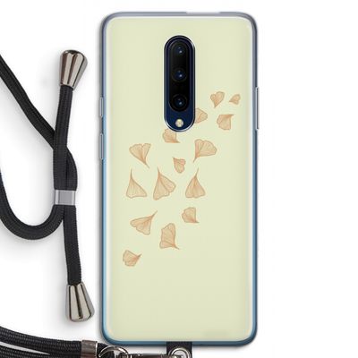 Falling Leaves: OnePlus 7 Pro Transparant Hoesje met koord