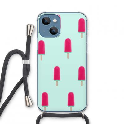 Waterijsje: iPhone 13 mini Transparant Hoesje met koord