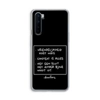 Mijn Motto's: OnePlus Nord Transparant Hoesje