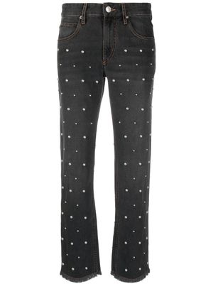 MARANT ÉTOILE pantalon Dulano à coupe droite - Noir
