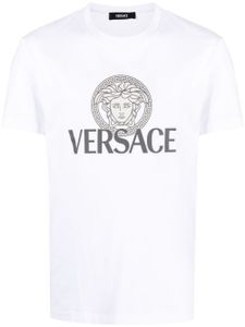 Versace t-shirt Medusa à logo imprimé - Blanc