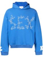 Natasha Zinko hoodie à imprimé graphique - Bleu