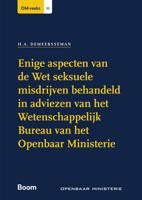 Enige aspecten van de Wet seksuele misdrijven behandeld in adviezen van het Wetenschappelijk Bureau van het Openbaar Ministerie - H.A. Demeersseman - ebook