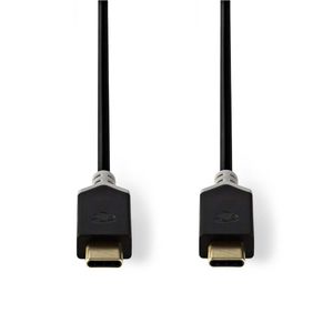 Nedis CCBW64700AT20 USB-kabel USB 3.2 Gen 1 (3.1 Gen 1) 2 m USB C Zwart