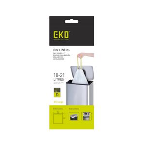 EKO afvalzak type d 18-21 liter rol met 20 afvalzakken