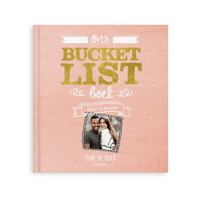 Het Bucketlist boek voor koppels - Gepersonaliseerd - Softcover