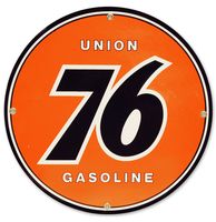 Union 76 Rond Emaille Bord 30 cm - thumbnail