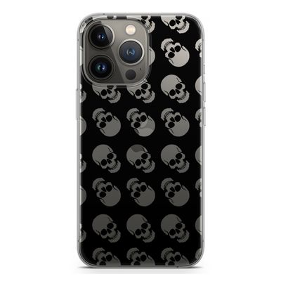 Musketon Skulls: iPhone 13 Pro Transparant Hoesje