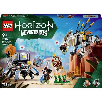 77037 LEGO® ICONS™ aloy en Varl vs. pantserwandelaars en zaagtanden