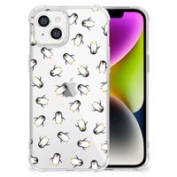 Doorzichtige Silicone Hoesje voor iPhone 14 Pinguïn - thumbnail
