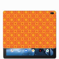 Lenovo Tab E10 Hippe Hoes Batik Oranje - thumbnail