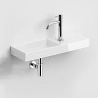 Fonteinset Clou Mini Wash Me Incl. Toebehoren 7x56 Cm Glanzend Wit