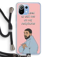 Hotline bling: Xiaomi Mi 11 Lite Transparant Hoesje met koord