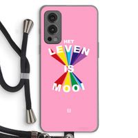 Het Leven Is Mooi: OnePlus Nord 2 5G Transparant Hoesje met koord