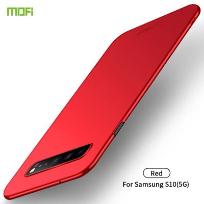 Voor Galaxy S10 5G MOFI Frosted PC ultradun hard case (rood)