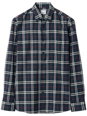 Burberry chemise Simpson à carreaux - Noir