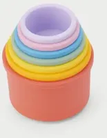 Tickit Silisoft Regenboog Ronde Stapelbekers