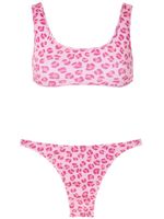 Amir Slama bikini à motif léopard - Rose