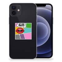 iPhone 12 | 12 Pro (6.1") Silicone Back Cover Popart Princess - thumbnail