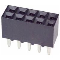 TE Connectivity Female behuizing (board) 5-535542-5 45 stuk(s) Tube