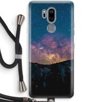 Travel to space: LG G7 Thinq Transparant Hoesje met koord - thumbnail