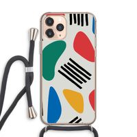 Illustratieve pop 1: iPhone 11 Pro Transparant Hoesje met koord