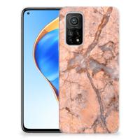 Xiaomi Mi 10T | 10T Pro | TPU | Siliconen hoesje | Marmer Oranje