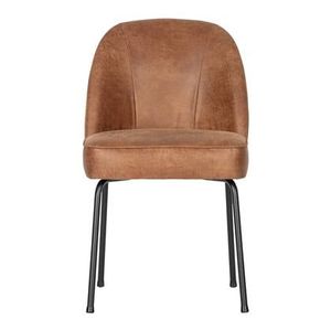 BePureHome Vogue Eetkamerstoel - Leder Cognac