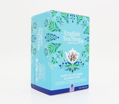 White tea blueberry & elderflower bio 20 Zakjes