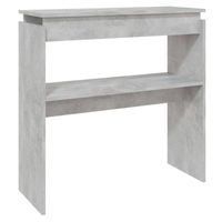 The Living Store Consoletafel Betongrijs - 80 x 30 x 80 cm - Montage vereist