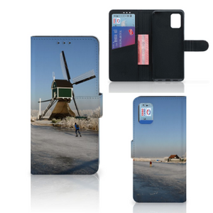 Samsung Galaxy A31 Flip Cover Schaatsers