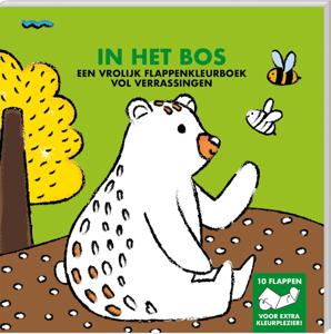 Flappenkleurboek - In het bos (Hardback)