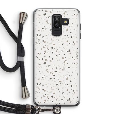 Terrazzo N°14: Samsung Galaxy J8 (2018) Transparant Hoesje met koord
