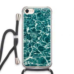 Weerkaatsing water: iPhone 8 Transparant Hoesje met koord