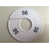 Maatring 11 cm wit/zwart 56